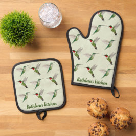 Hummingbird com garganta de rubi personalizada