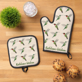 Hummingbird com garganta de rubi personalizada