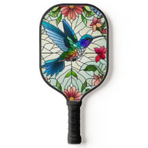 Hummingbird Gracioso com Efeito de Vidro Obtido