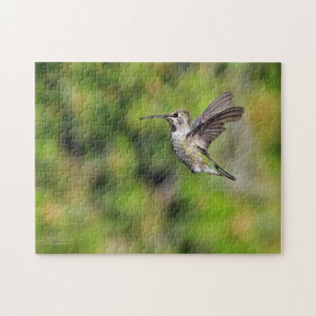 Hummingbird no Voo Jigsera Quebra-cabeça (Horizontal)