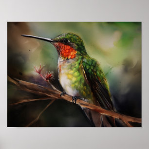 Hummingbird Pintura Impressão