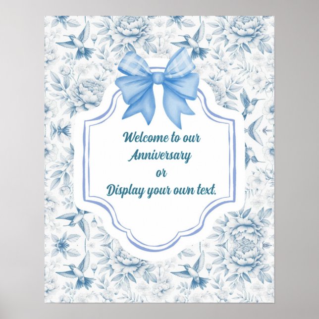 Hummingbird Poster for Celebrations (Frente)