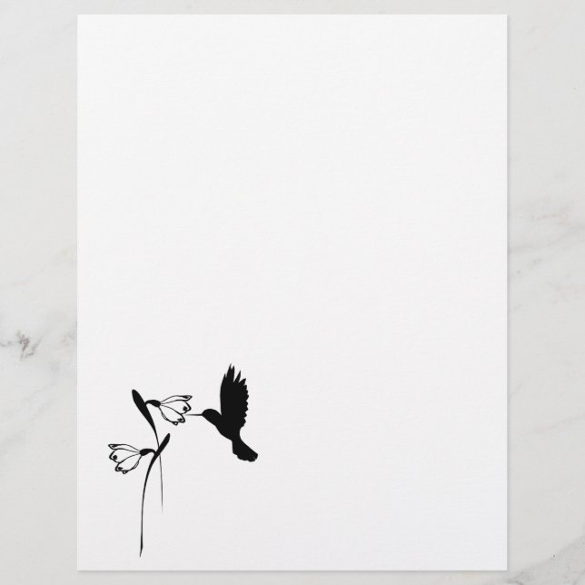 Hummingbird Silhouette (Frente)
