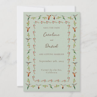Hummingbird Wedding Save the Date