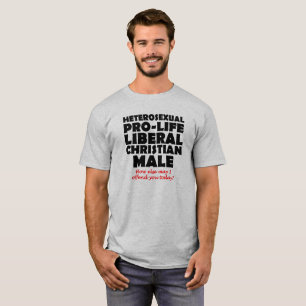 Humor de Camisa Cristã Masculina de Prolongamento 