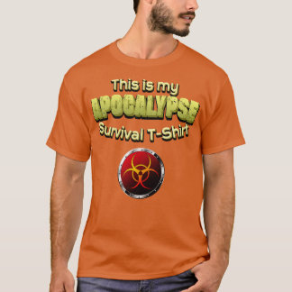 Humor de Camisa de Sobrevivência Apocalipse