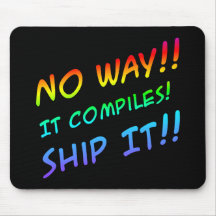 Humor de programação Mousepad