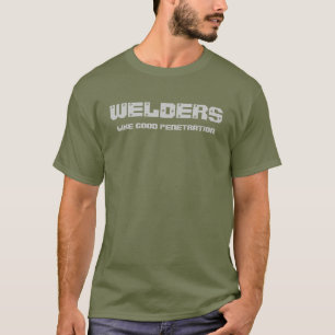 humor do soldador camisa de 2 T