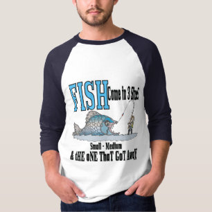 Humor engraçado da pesca da camisa da pesca que