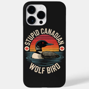 Humor Estúpido de Lobo Pássaro Mergulhão Canadense