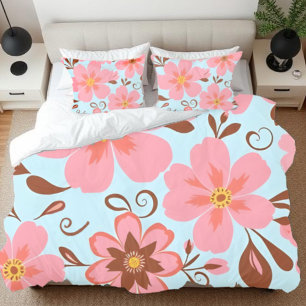 Humor Floral Rosa - Decoração Pastel Vibes-Dopamin