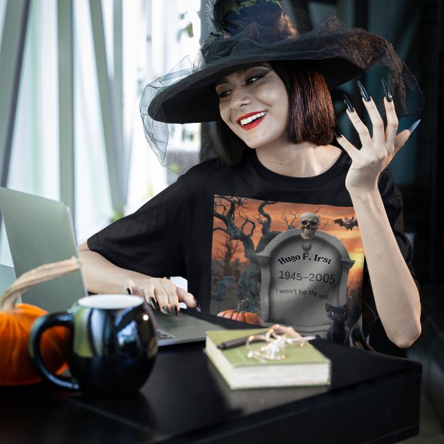 Humor "Hugo F. Irst" de pedra britânica do Hallowe (Criador carregado)