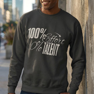 Humor Medido Esforço vs Talento Camiseta Escura