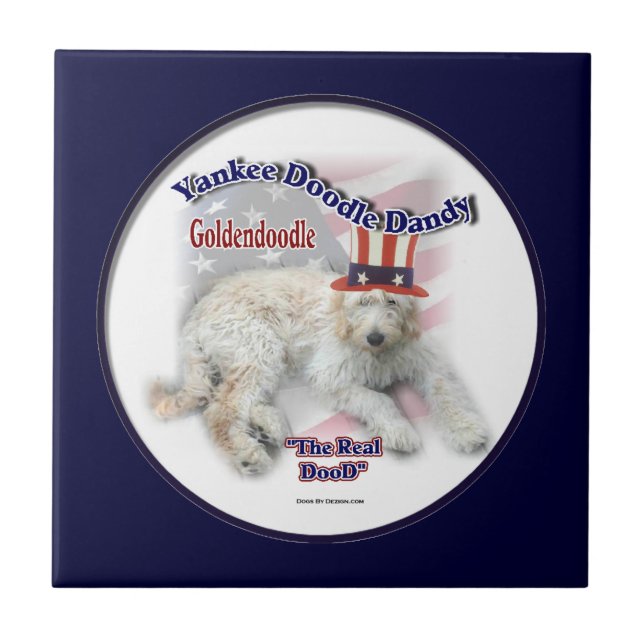 Humor Policial Goldendoodle (Frente)