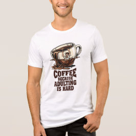 Humor Relacionável de Adulto Amante de Café