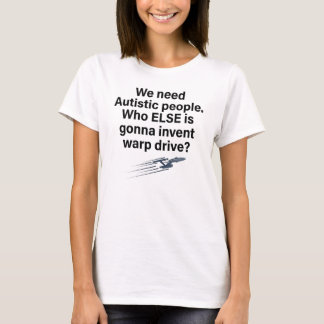 Humor sobre Autismo, Ficção Científica, Camiseta A
