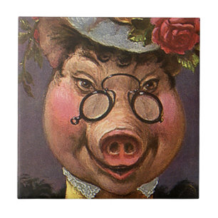 Humor vítreo, Bobo e doce vitoriano Lady Pig