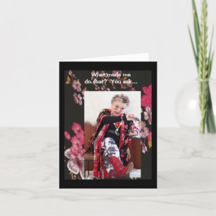 Humorista O Que Me Fez Fazer Esse Cartão
