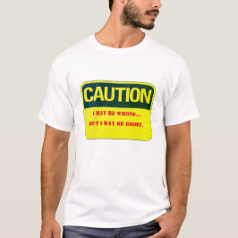 Humorístico Considere-Me Uma Camiseta De Mente Abe