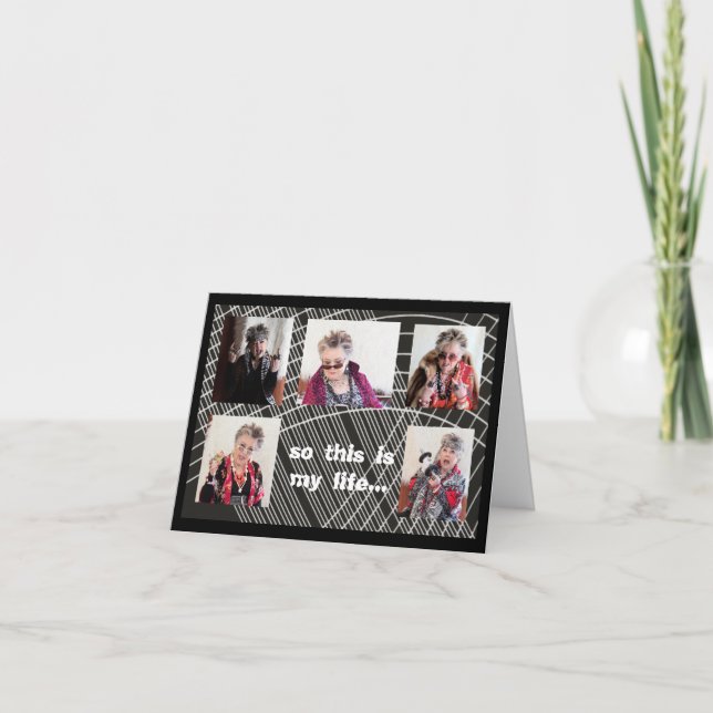 Humorístico Então este é o Cartão de Saudação de V (Frente)