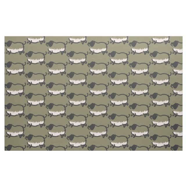 Humorous Pig Year 2019 Choose Color 3 Tecido (Fat Quarter)