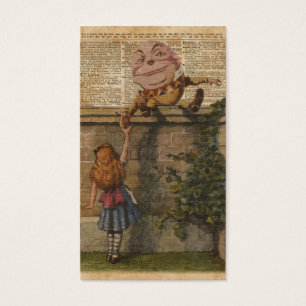 Humpty Dumpty & ilustração de livro do vintage de