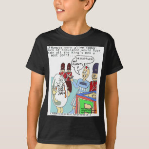 Humpty & Seguro Médico Camisetas Divertidas Cartõe