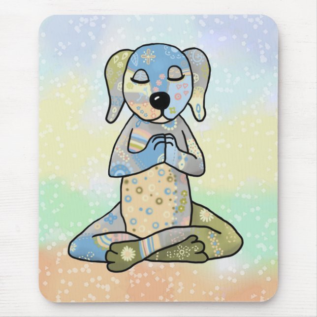 Hunde joga mousepad (Frente)
