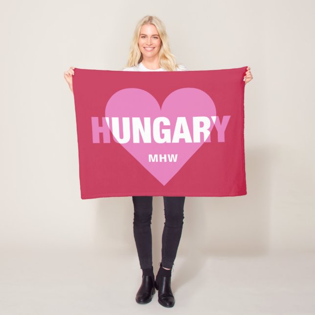 Hungria Amor cobertor de velo personalizado de mon (In Situ)