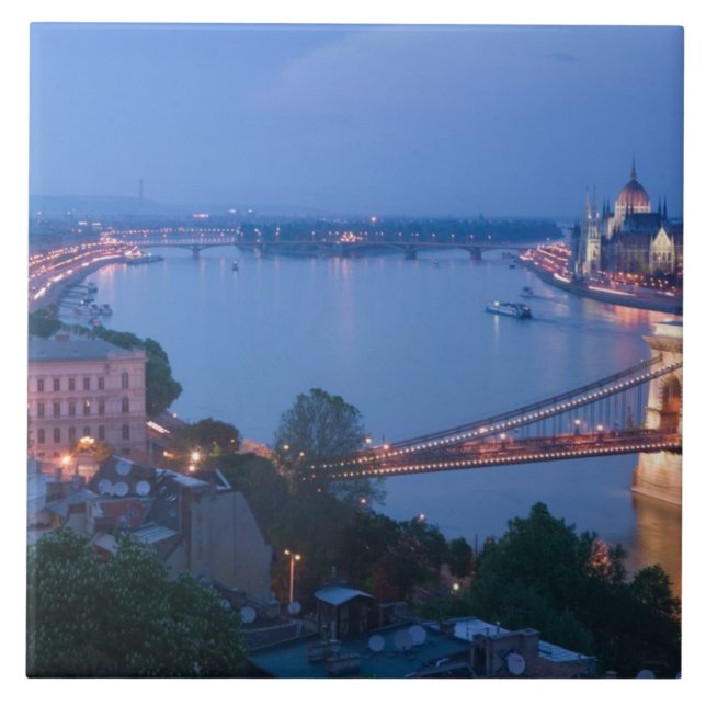 HUNGRIA, Budapeste: Ponte de Szechenyi (Cadeia), 2 (Frente)