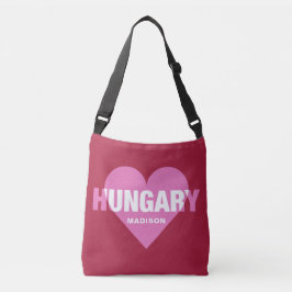 Hungria Love bolsas personalizadas de nomes e core