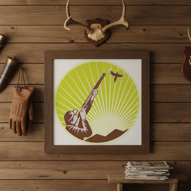 Hunter Atirando Um Poster De Ganso (Criador carregado)