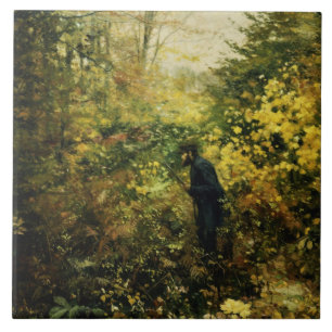 Hunter in the Forest (por H.A. Brendekilde)