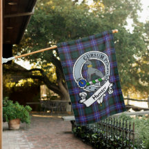 Hunter Modern Clan Crachá Tartan Flag