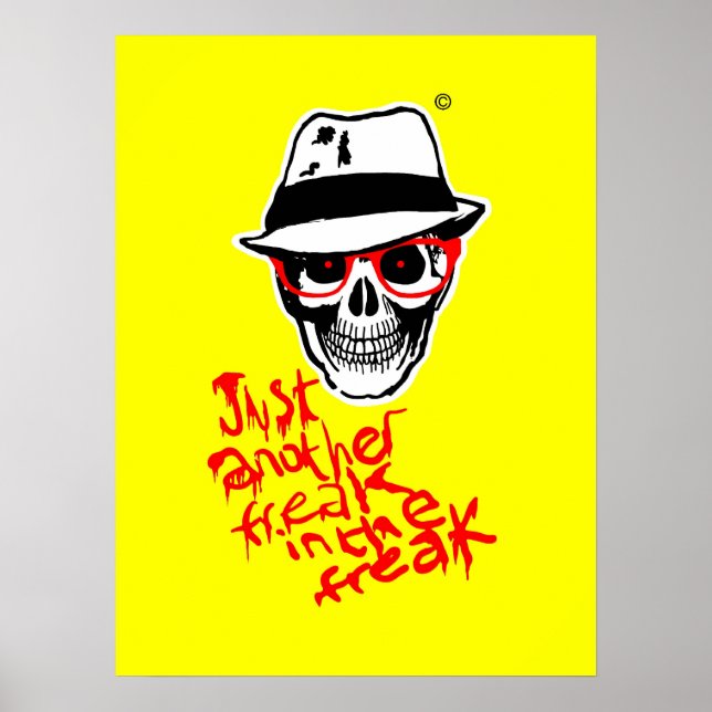 Hunter Morto Thompson poster (Frente)