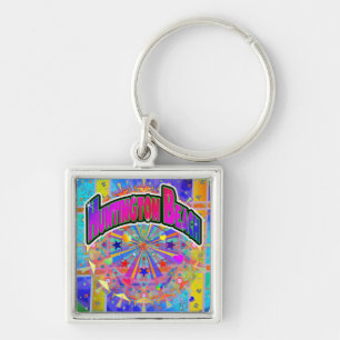 Huntington Beach Cosmic Unity Chaveiro