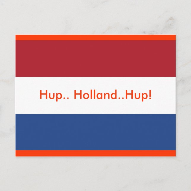 Hup. Holanda... cartão postal (Frente)