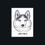 Husky Canvas<br><div class="desc">- PERFECT DECOR AND GIFT: A perfect wall art for living room, bedroom, kitchen, office, hotel, dining room, bathroom, bar etc. A great gift for your friends or family who enjoy decorating their homes.We have a variety of wall art paintings with different themes and styles to choose from.</div>
