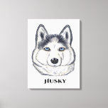 Husky Canvas<br><div class="desc">- PERFECT DECOR AND GIFT: A perfect wall art for living room,  bedroom,  kitchen,  office,  hotel,  dining room,  bathroom,  bar etc. A great gift for your friends or family who enjoy decorating their homes.We have a variety of wall art paintings with different themes and styles to choose from.</div>