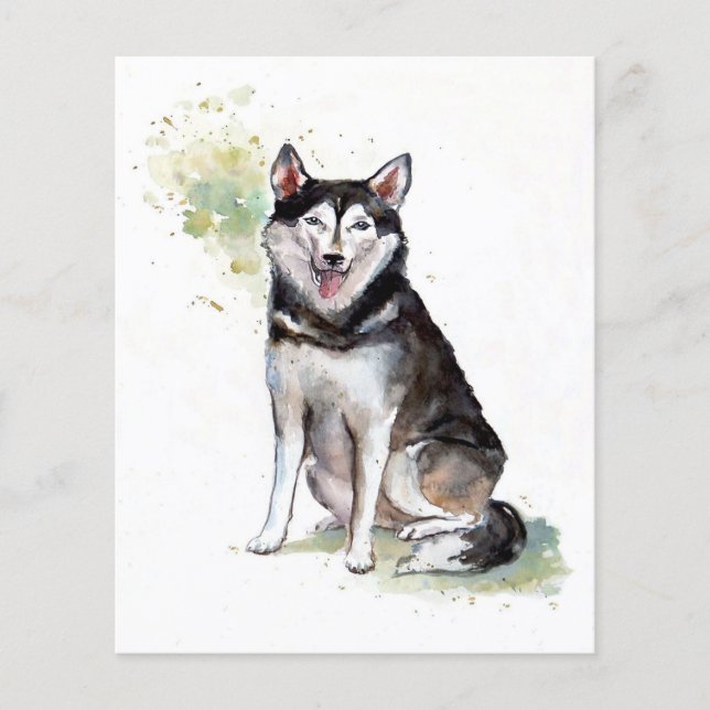 Husky dog Canvas (Frente)