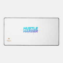 Hustle Harder - Mouse Motivational Pad Modern