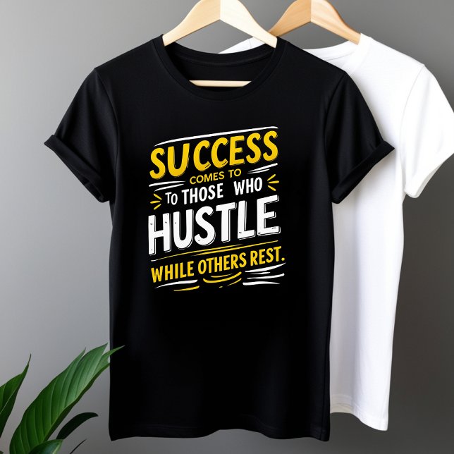 Hustle Motivation T-Shirt Inspire & Hustle de Êxit (Criador carregado)
