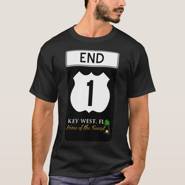 Hwy A1A Key West Florida Pullover Hoodie (Frente)
