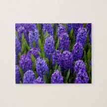 Hyacinth Violet Wildflower Jigsera Quebra-cabeça