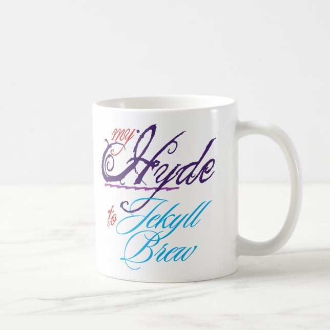 Hyde à caneca branca clássica de Jekyll (Direita)