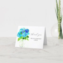 Hydrangea Azul Floral Rústico Agradecimento Casame