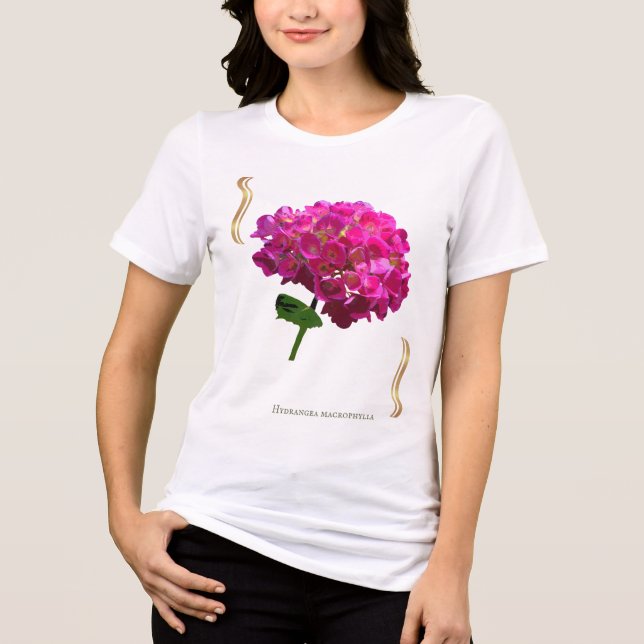 Hydrangea Bloom – Vintage Botanical Fuchsia (Frente)