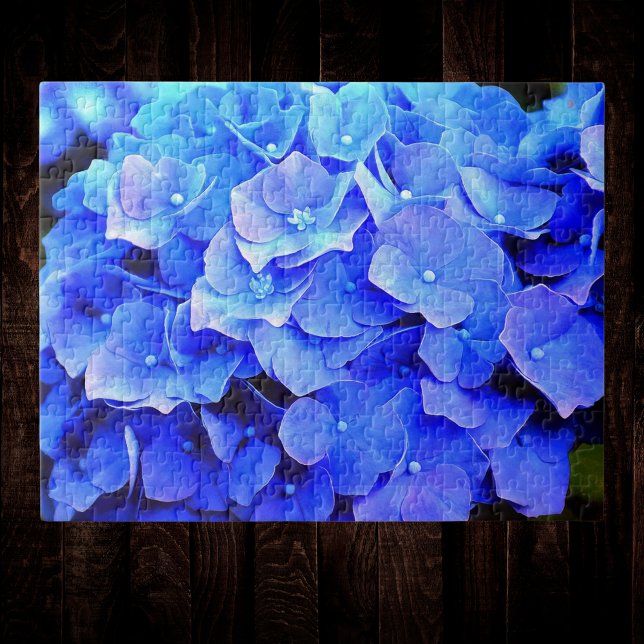 Hydrangea Blues Quebra-cabeça (Criador carregado)