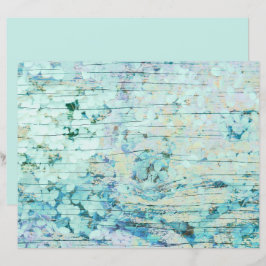 Hydrangea Floral Teal Country Vintage Madeira