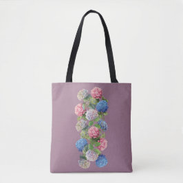 Hydrangea Floral Tote Bag